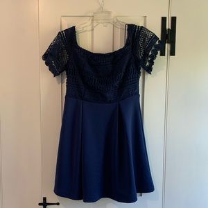 Women’s navy blue dress
